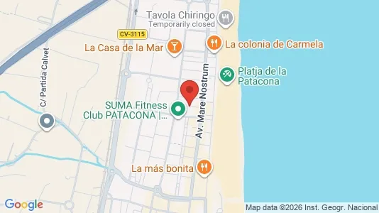 Apartments for rent i Alboraya - kort over placeringen