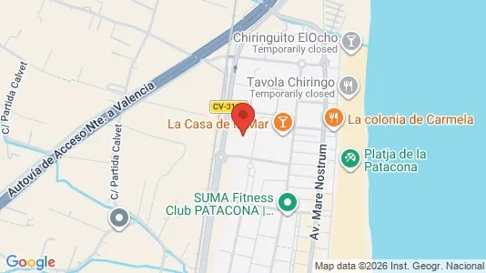Apartments for rent i Alboraya - kort over placeringen