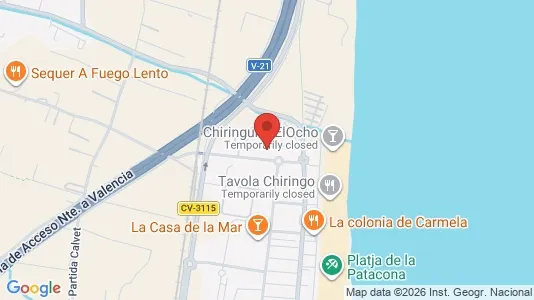 Apartments for rent i Alboraya - kort over placeringen