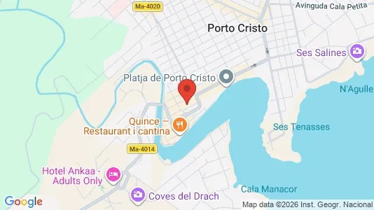 Apartments for rent i Manacor - kort over placeringen