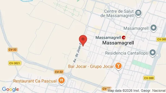 Apartments for rent i Massamagrell - kort over placeringen