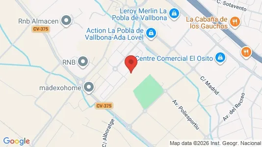 Apartments for rent i Bétera - kort over placeringen