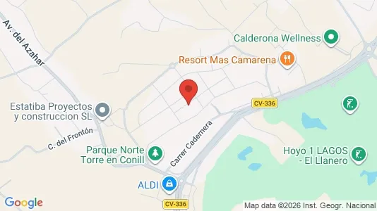 Apartments for rent i Bétera - kort over placeringen
