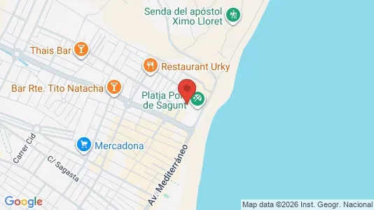 Apartments for rent i Sagunto/Sagunt - kort over placeringen