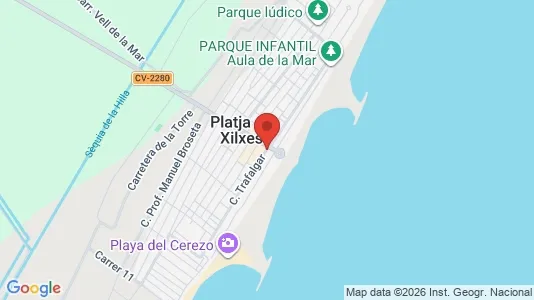 Apartments for rent i Chilches/Xilxes - kort over placeringen