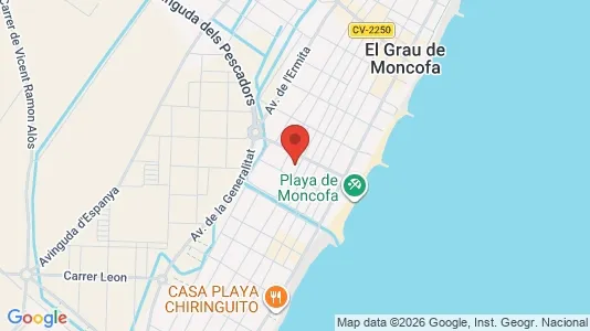 Apartments for rent i Moncofa - kort over placeringen