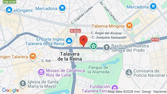 Rooms for rent i Talavera de la Reina - kort over placeringen