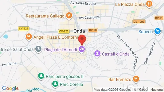 Apartments for rent i Onda - kort over placeringen