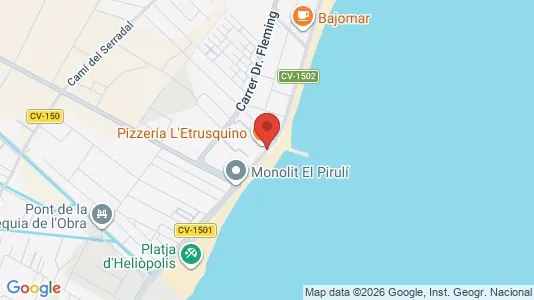 Apartments for rent i Benicasim/Benicàssim - kort over placeringen
