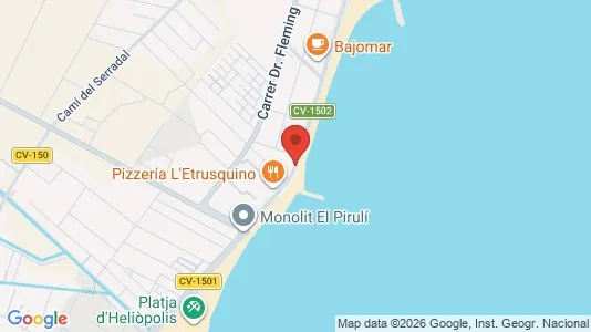 Apartments for rent i Benicasim/Benicàssim - kort over placeringen