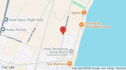 Apartments for rent i Oropesa del Mar/Orpesa - kort over placeringen