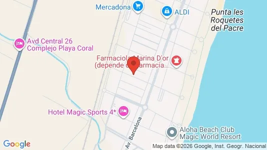 Apartments for rent i Oropesa del Mar/Orpesa - kort over placeringen