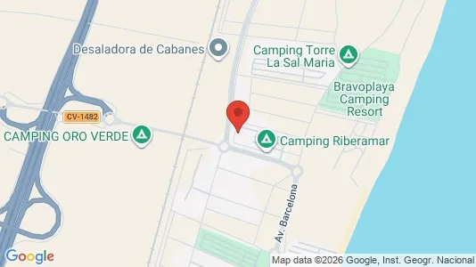 Apartments for rent i Cabanes - kort over placeringen
