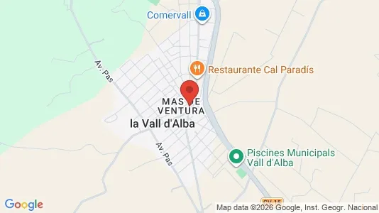 Apartments for rent i Vall d'Alba - kort over placeringen