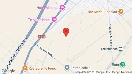 Apartments for rent i Torreblanca - kort over placeringen