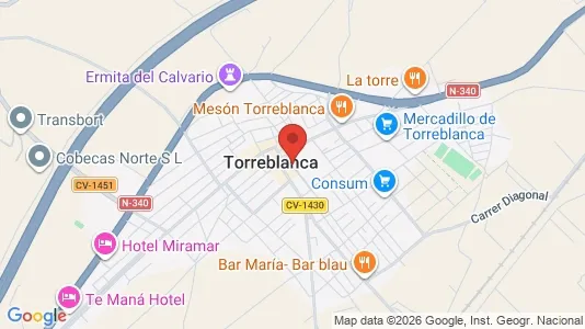 Apartments for rent i Torreblanca - kort over placeringen