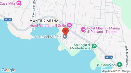 Apartments for rent i Pulsano - kort over placeringen