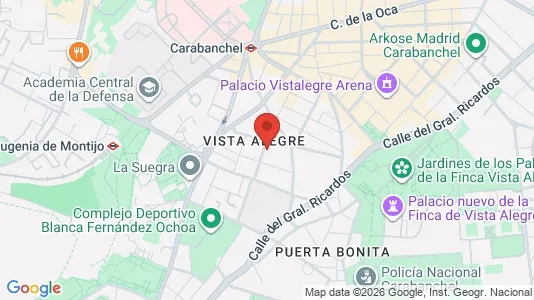 Apartments for rent i Madrid Carabanchel - kort over placeringen