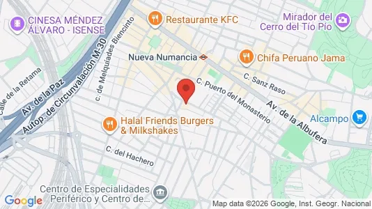 Apartments for rent i Las Barranquillas - kort over placeringen