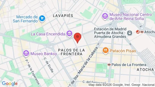 Apartments for rent i Madrid Centro - kort over placeringen