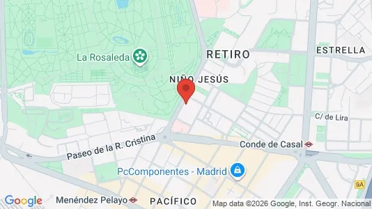 Apartments for rent i Madrid Centro - kort over placeringen