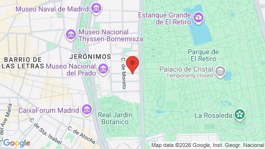 Apartments for rent i Madrid Centro - kort over placeringen
