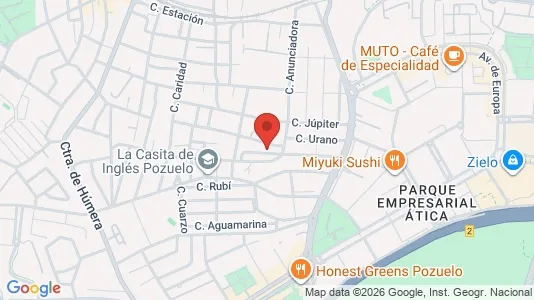 Apartments for rent i Pozuelo de Alarcón - kort over placeringen