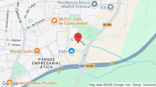 Apartments for rent i Pozuelo de Alarcón - kort over placeringen