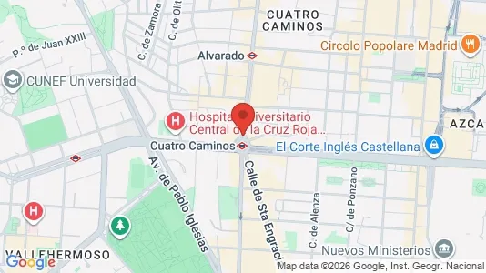 Apartments for rent i Madrid Tetuán - kort over placeringen