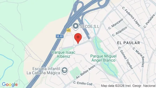 Apartments for rent i Pozuelo de Alarcón - kort over placeringen