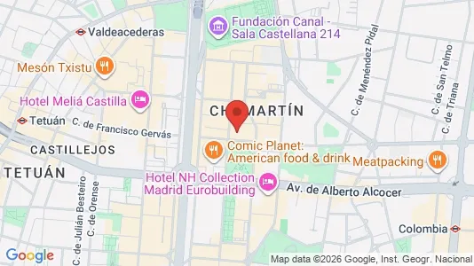 Apartments for rent i Madrid Centro - kort over placeringen