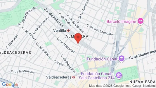 Apartments for rent i Madrid Fuencarral-El Pardo - kort over placeringen