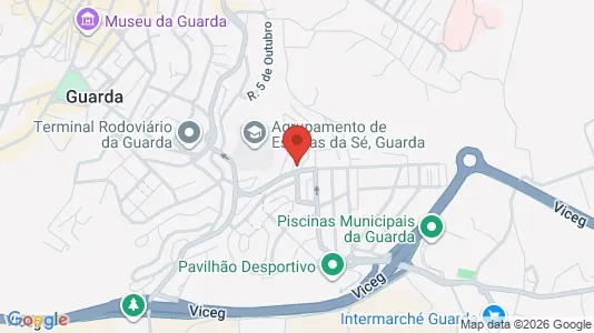 Apartments for rent i Guarda - kort over placeringen