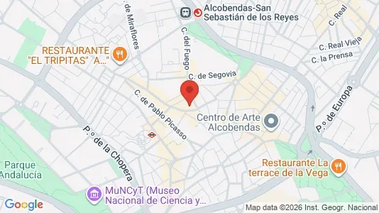 Apartments for rent i Alcobendas - kort over placeringen