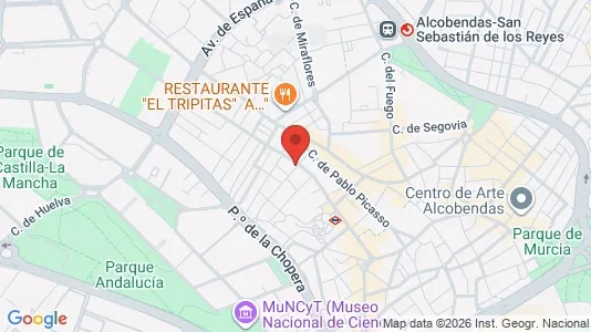 Apartments for rent i Alcobendas - kort over placeringen
