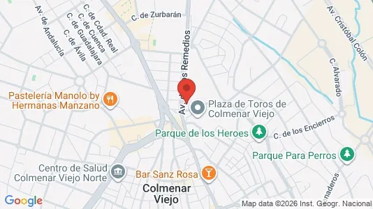 Apartments for rent i Colmenar Viejo - kort over placeringen