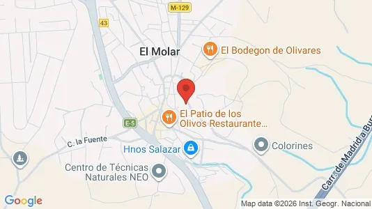 Apartments for rent i El Molar - kort over placeringen