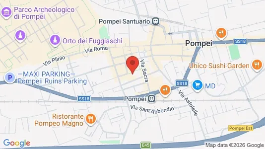 Rooms for rent i Pompei - kort over placeringen