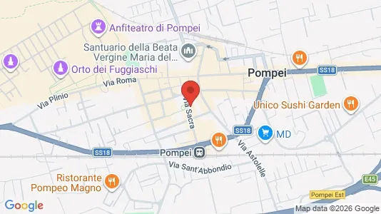 Apartments for rent i Pompei - kort over placeringen