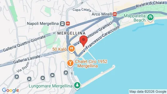 Apartments for rent i Chiaia - kort over placeringen