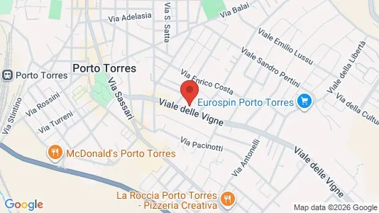 Apartments for rent i Porto Torres - kort over placeringen