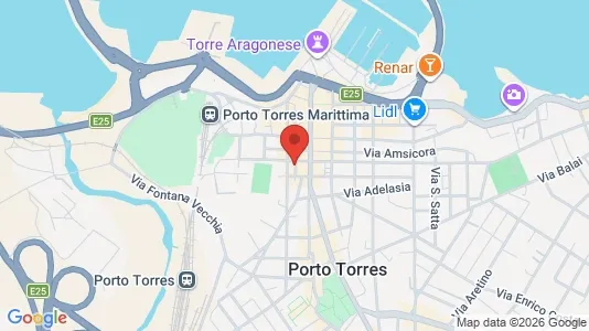 Apartments for rent i Porto Torres - kort over placeringen