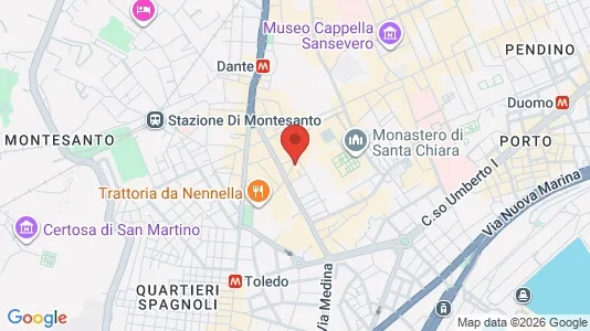Apartments for rent i Napoli Municipalità 2 - kort over placeringen