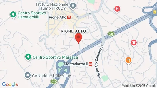 Apartments for rent i Arenella - kort over placeringen