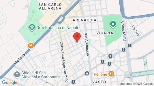 Apartments for rent i Napoli Municipalità 4 - kort over placeringen