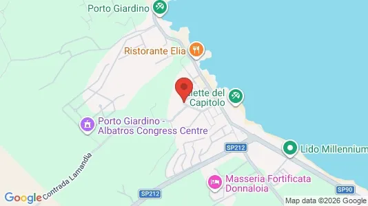 Apartments for rent i Monopoli - kort over placeringen