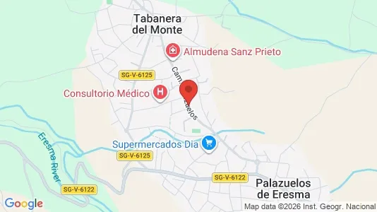 Apartments for rent i Palazuelos de Eresma - kort over placeringen