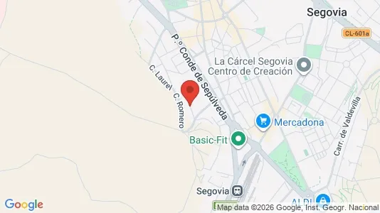 Rooms for rent i Segovia - kort over placeringen