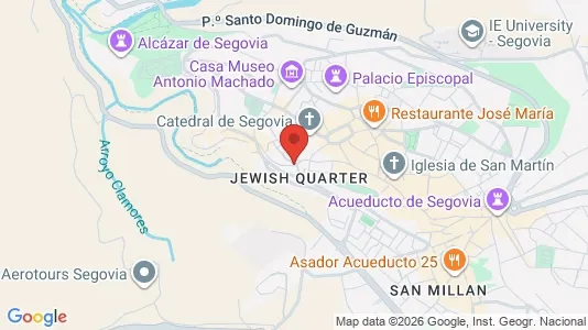 Rooms for rent i Segovia - kort over placeringen