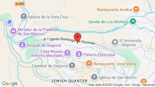 Rooms for rent i Segovia - kort over placeringen